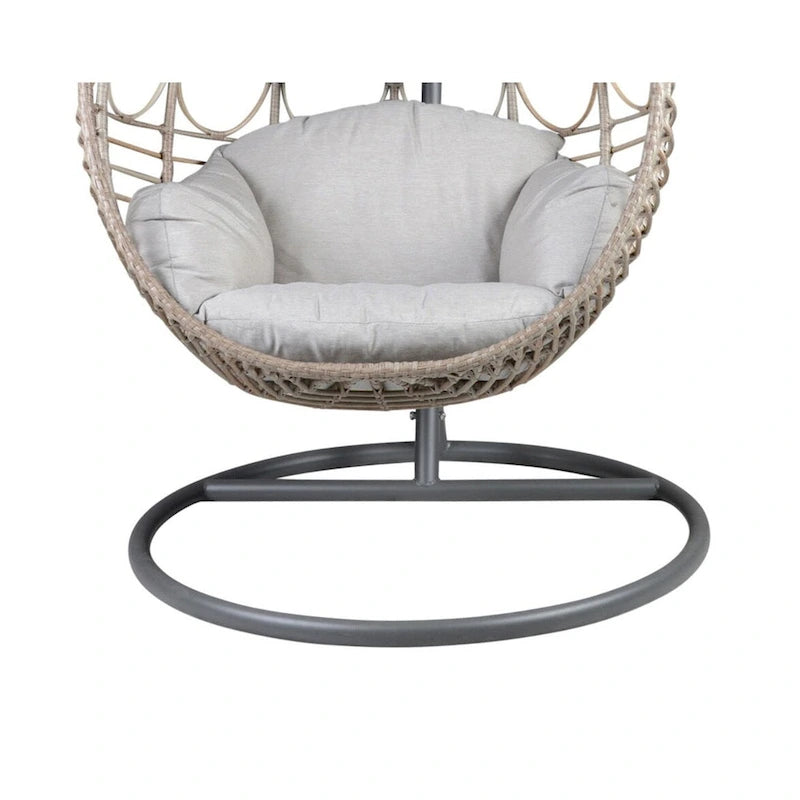 Lozova Hanging Basket Chair, Wood