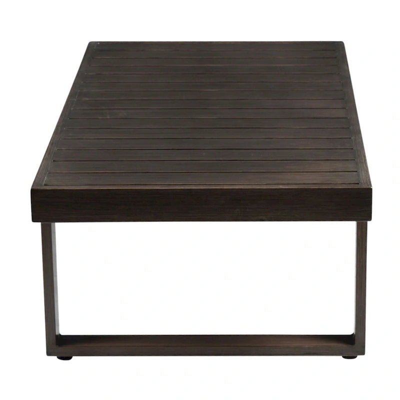 Watson Patio Cocktail Table, Dark Brown