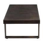 Watson Patio Cocktail Table, Dark Brown