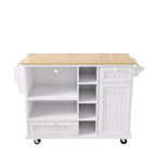 Kitchen Island Cart with Storage