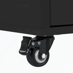 Kitchen Cart with Rubber Wood Countertop