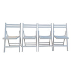 Wood Folding Chair Set of 4