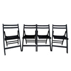 Wood Folding Chair Set of 4