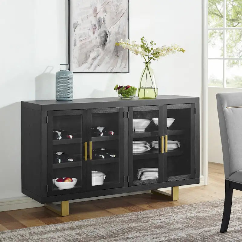 Yantis Modern 10-Piece Dining Set