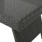 Hypoint Outdoor Wicker Armless Chaise Lounge and Table Set by Christopher Knight Home