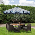 Teamson Home - 5-piece Brown Rattan Patio Dining Set - 47L x 27.6W x 29H