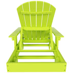 Polytrends Altura Poly Eco-Friendly All Weather Reclining Chaise Lounge with Arms (Set of 2)
