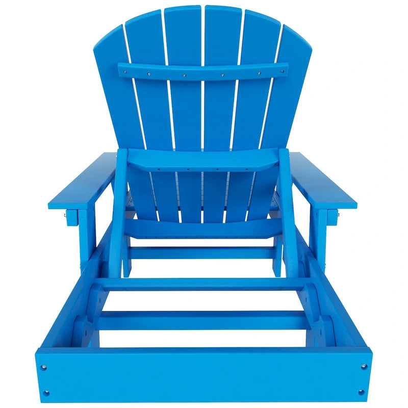 Polytrends Altura Poly Eco-Friendly All Weather Reclining Chaise Lounge with Arms (Set of 2)