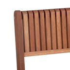 Ibiza 4-Piece Outdoor Bar Table Set Patio Dining Set Eucalyptus Wood Furniture