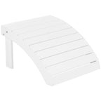 SAFAVIEH Outdoor Sigurasta Acacia Wood Adirondack Ottoman - 20W x 13D x 21H