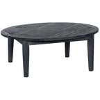SAFAVIEH Outdoor Vergilia Acacia Wood 5-Piece Patio Set - 35Wx36Dx14H