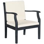 SAFAVIEH Outdoor Vergilia Acacia Wood 5-Piece Patio Set - 35Wx36Dx14H