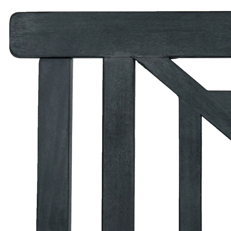 SAFAVIEH Outdoor Vessela Mar 3-Seat Bench with Cushion - 22Wx63Dx34H