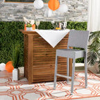 SAFAVIEH Deann 30-inch Indoor/Outdoor Bar Stool - 17Wx21Dx44H