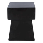 SAFAVIEH Outdoor Rukiye Concrete Indoor/Outdoor Accent Table - 13.7 W x 13.7 L x 18.1 H - 14Wx14Dx18H