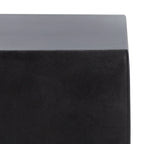 SAFAVIEH Outdoor Rukiye Concrete Indoor/Outdoor Accent Table - 13.7 W x 13.7 L x 18.1 H - 14Wx14Dx18H