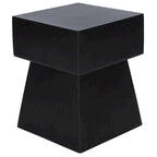 SAFAVIEH Outdoor Rukiye Concrete Indoor/Outdoor Accent Table - 13.7 W x 13.7 L x 18.1 H - 14Wx14Dx18H