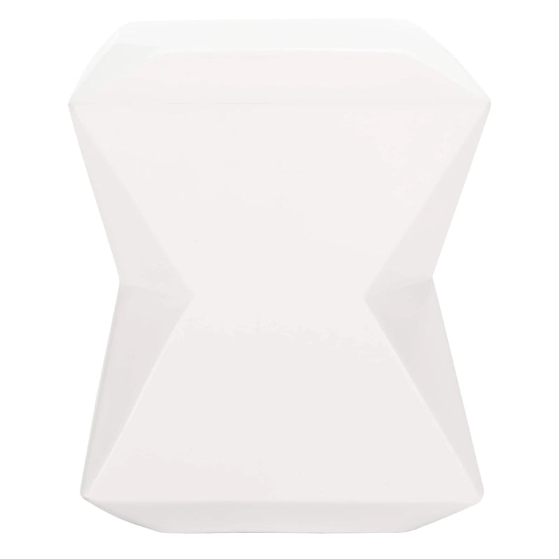 SAFAVIEH Outdoor Swaantje Concrete Accent Stool - 14.96 W x 14.96 L x 18.11 H - 15Wx15Dx18H
