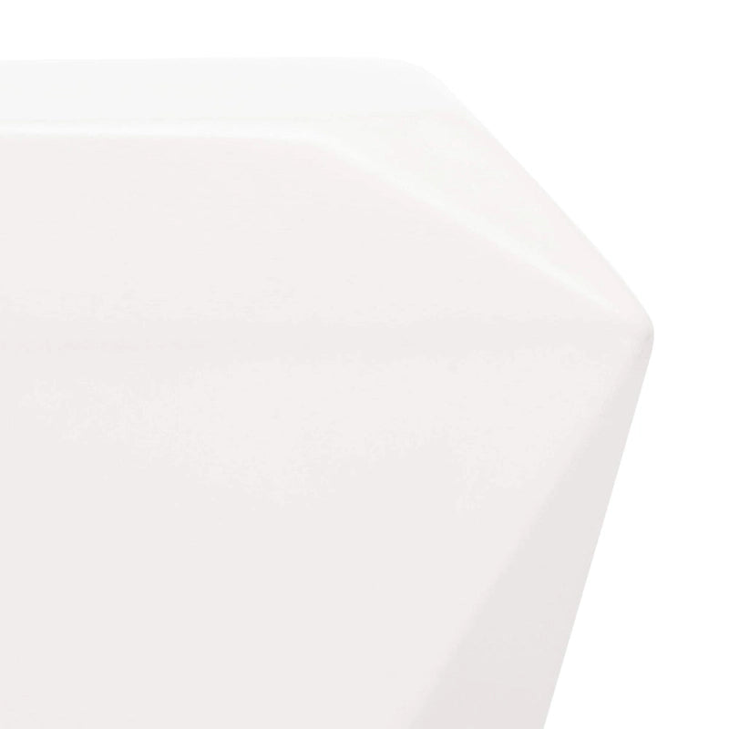 SAFAVIEH Outdoor Swaantje Concrete Accent Stool - 14.96 W x 14.96 L x 18.11 H - 15Wx15Dx18H