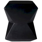 SAFAVIEH Outdoor Swaantje Concrete Accent Stool - 14.96 W x 14.96 L x 18.11 H - 15Wx15Dx18H
