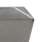 SAFAVIEH Outdoor Swaantje Concrete Accent Stool - 14.96 W x 14.96 L x 18.11 H - 15Wx15Dx18H