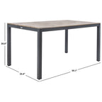 SAFAVIEH Outdoor Amaya Dining Table - 59Wx35Dx30H