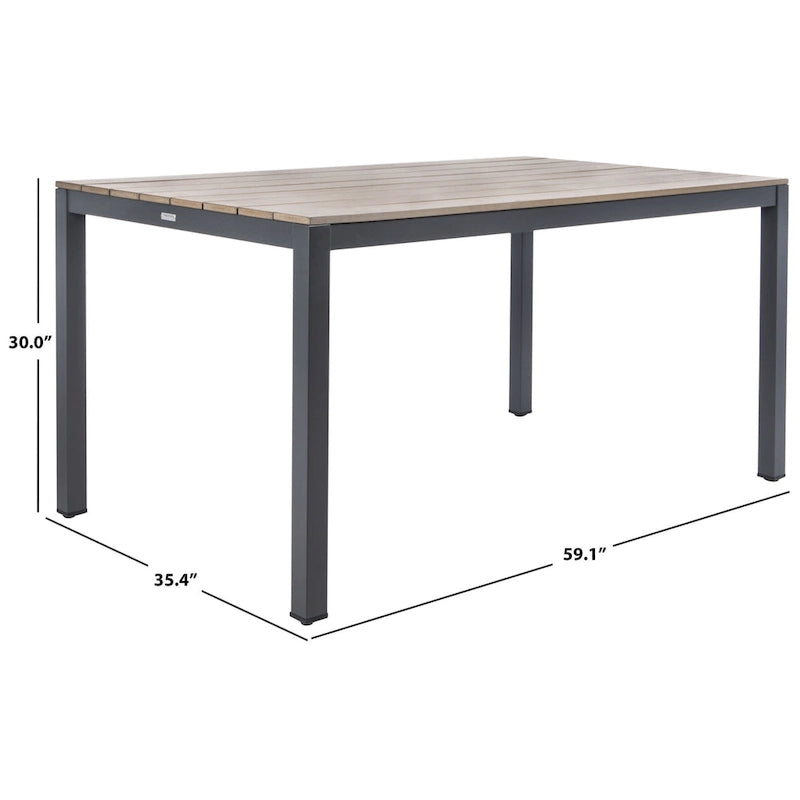 SAFAVIEH Outdoor Amaya Dining Table - 59Wx35Dx30H