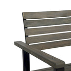 Laris Outdoor Wood Dining Chairs (Set of 2) by Christopher Knight Home