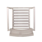 Cape Coral Outdoor Modern 4 Seater Aluminum Dining Set with Tempered Glass Table Top by Christopher Knight Home