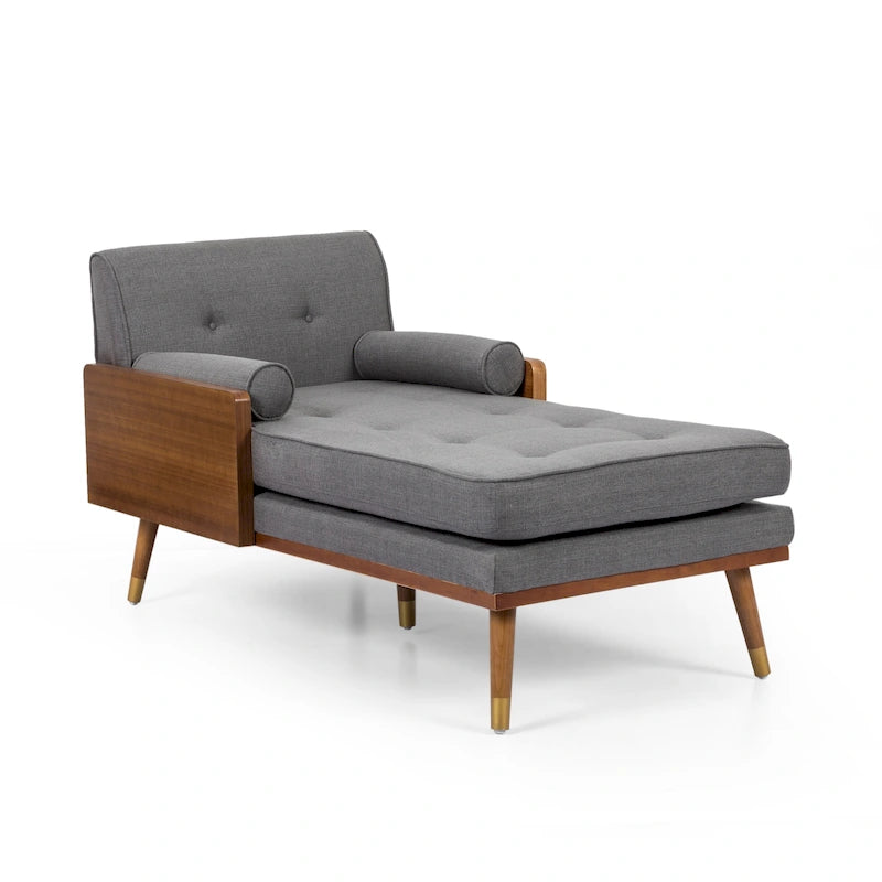 Fortas Mid-century Modern Chaise Lounge by  - 32.00 W x 63.75 L x 33.50 H