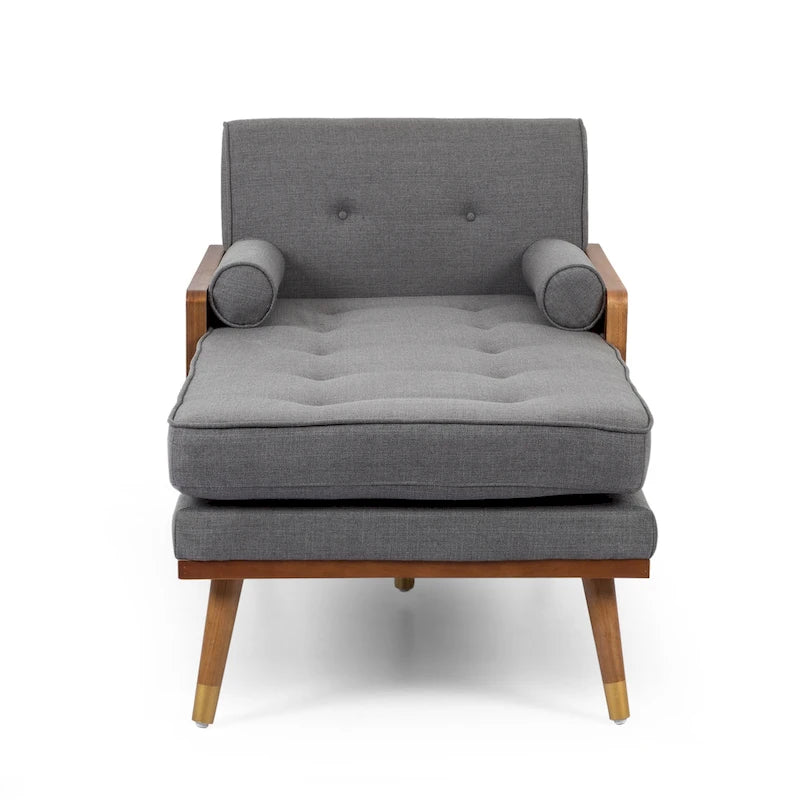 Fortas Mid-century Modern Chaise Lounge by  - 32.00 W x 63.75 L x 33.50 H