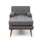Fortas Mid-century Modern Chaise Lounge by  - 32.00 W x 63.75 L x 33.50 H
