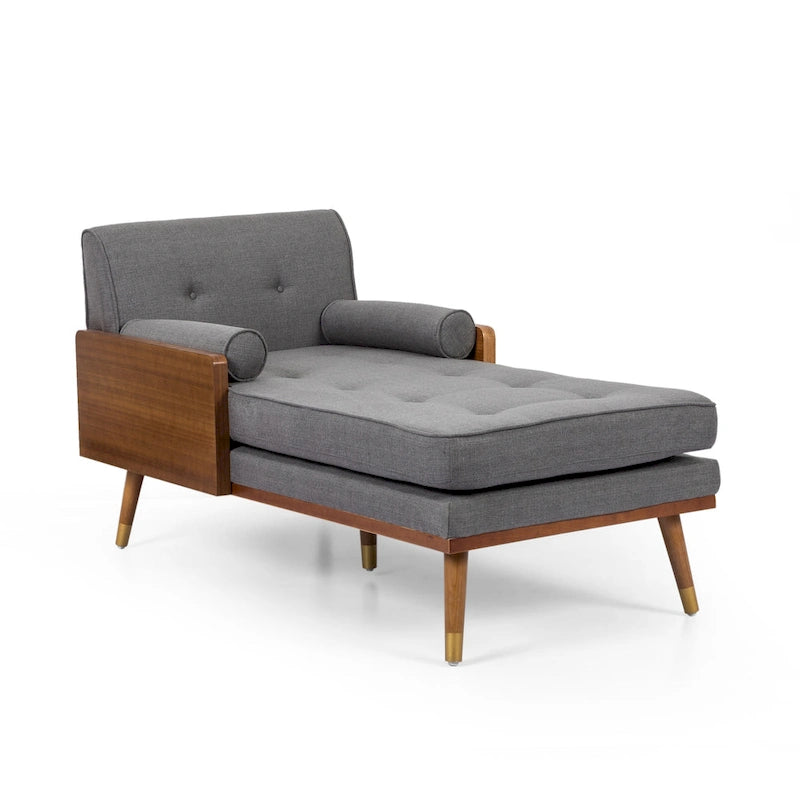 Fortas Mid-century Modern Chaise Lounge by  - 32.00 W x 63.75 L x 33.50 H