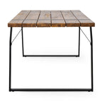 Varva Outdoor Acacia Wood Outdoor Dining Table by Christopher Knight Home - 70.75 W x 35.50 D x 29.50 H
