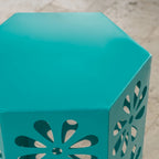 Dandelion Outdoor 14-inch Floral Side Table by Christopher Knight Home