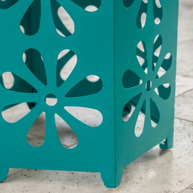 Dandelion Outdoor 14-inch Floral Side Table by Christopher Knight Home