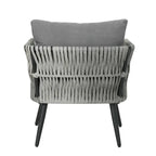 Oceanus Outdoor Wicker Club Chair (Set of 4) by Christopher Knight Home