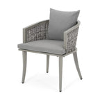 Pebble Outdoor Boho Wicker Club Chair with Cushions (Set of 2) by Christopher Knight Home