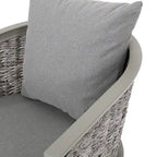 Pebble Outdoor Boho Wicker Club Chair with Cushions (Set of 2) by Christopher Knight Home