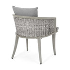 Pebble Outdoor Boho Wicker Club Chair with Cushions (Set of 2) by Christopher Knight Home