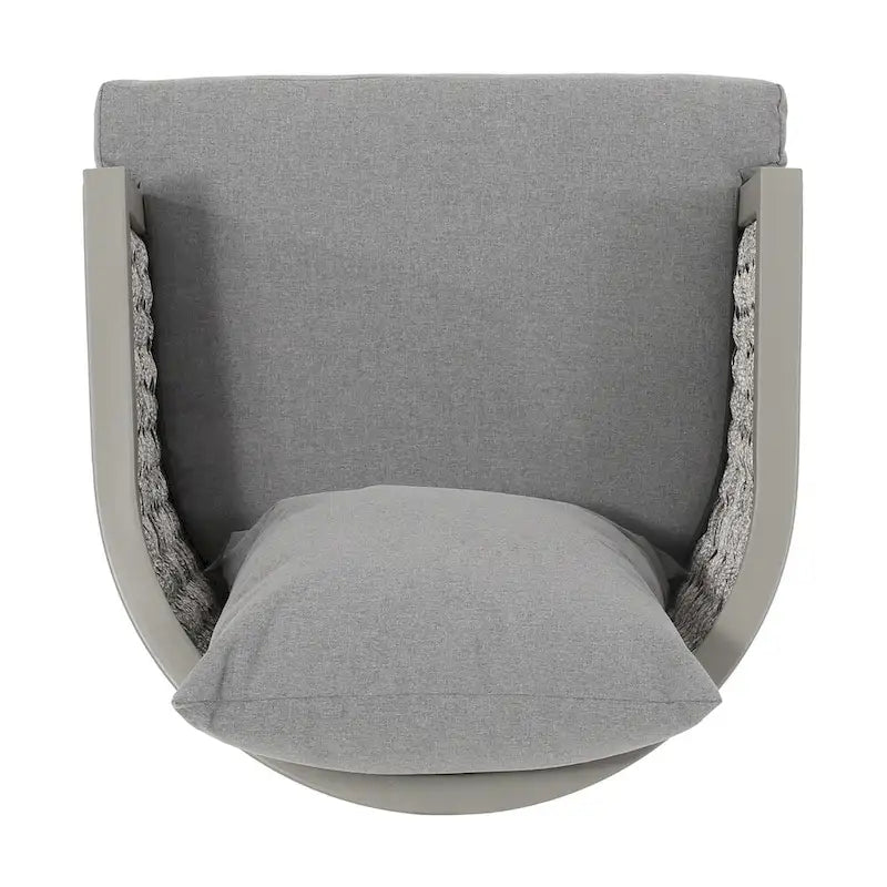 Pebble Outdoor Boho Wicker Club Chair with Cushions (Set of 2) by Christopher Knight Home