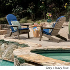 Malibu Outdoor Acacia Wood Folding Adirondack Chairs (Set of 2) by Christopher Knight Home