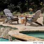 Malibu Outdoor Acacia Wood Folding Adirondack Chairs (Set of 2) by Christopher Knight Home