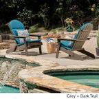 Malibu Outdoor Acacia Wood Folding Adirondack Chairs (Set of 2) by Christopher Knight Home