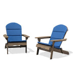 Malibu Outdoor Acacia Wood Folding Adirondack Chairs (Set of 2) by Christopher Knight Home