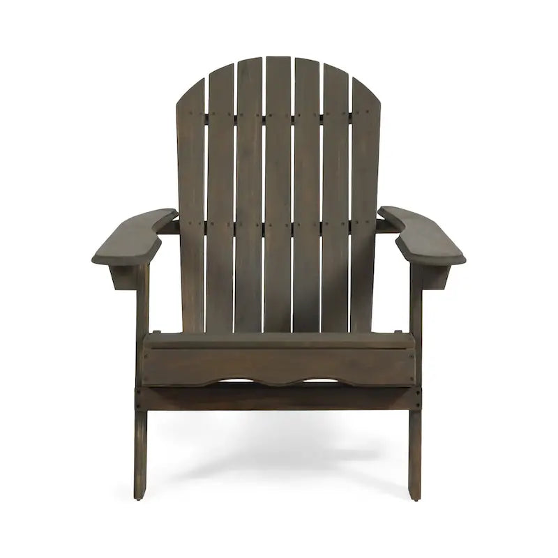 Malibu Outdoor Acacia Wood Folding Adirondack Chairs (Set of 2) by Christopher Knight Home