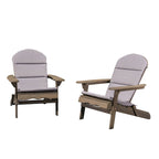 Malibu Outdoor Acacia Wood Folding Adirondack Chairs (Set of 2) by Christopher Knight Home