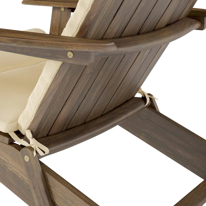 Malibu Outdoor Acacia Wood Folding Adirondack Chairs (Set of 2) by Christopher Knight Home
