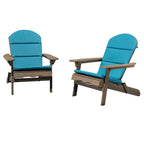 Malibu Outdoor Acacia Wood Folding Adirondack Chairs (Set of 2) by Christopher Knight Home