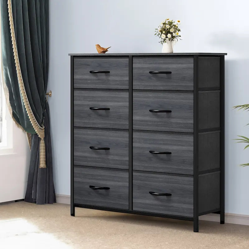 8 Drawers Furniture Storage Chest Multi-Size Drawers Dressers
